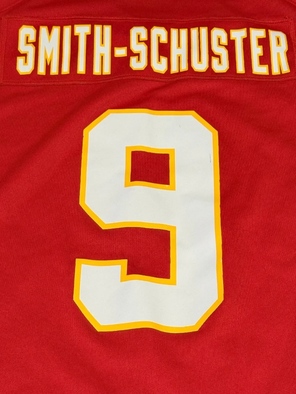 Nike NFL Kansas City Chiefs JuJu Smith-Schuster Jersey Red #9 Men's Size Large